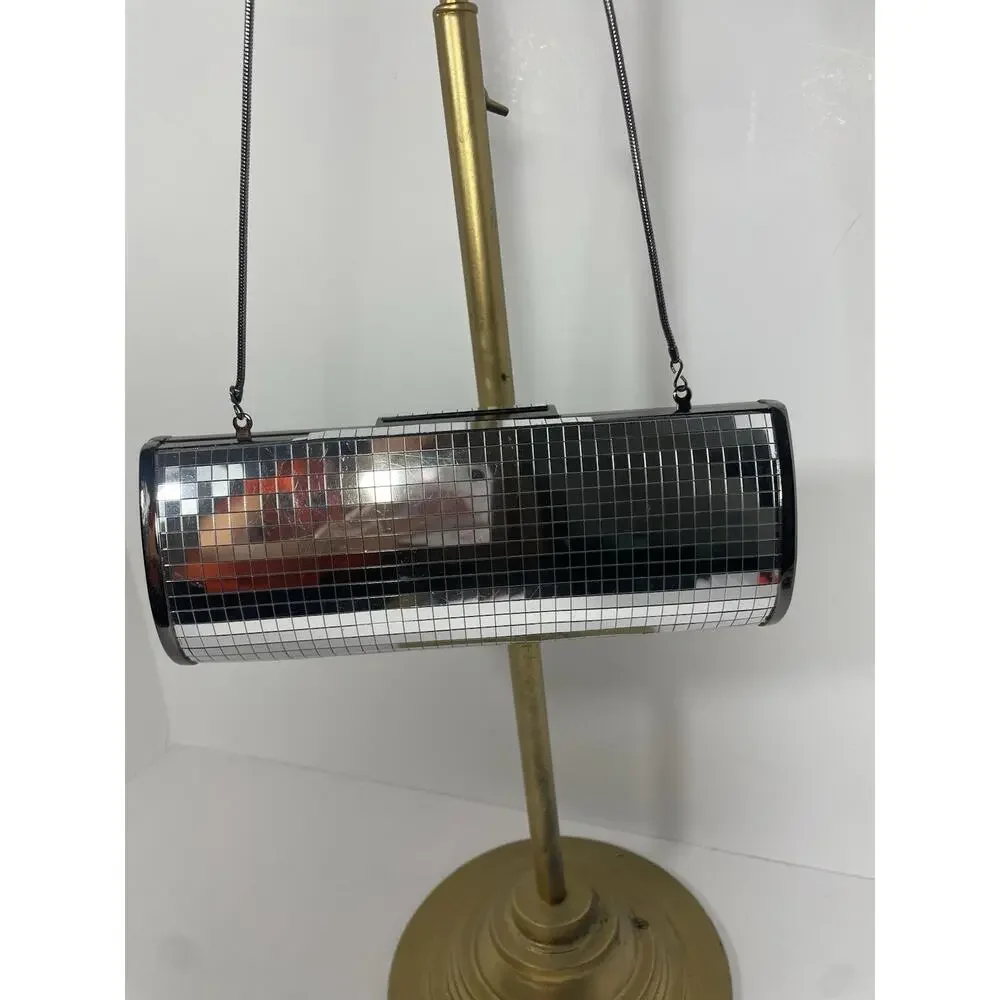 Limited Mirrored Clutch with Chain Strap Dressy Evening Bag Clutch Purse